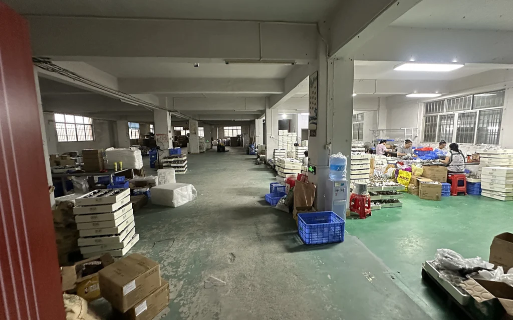 Inside the factory