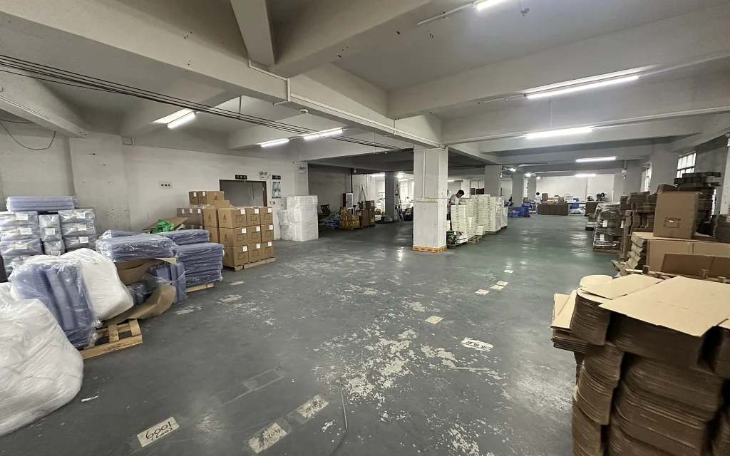Inside the factory