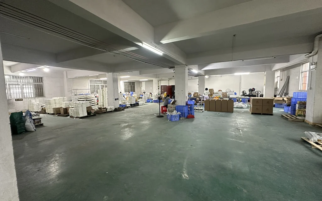 Inside the workshop