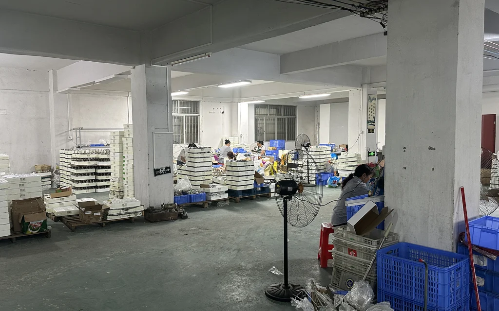Inside the workshop