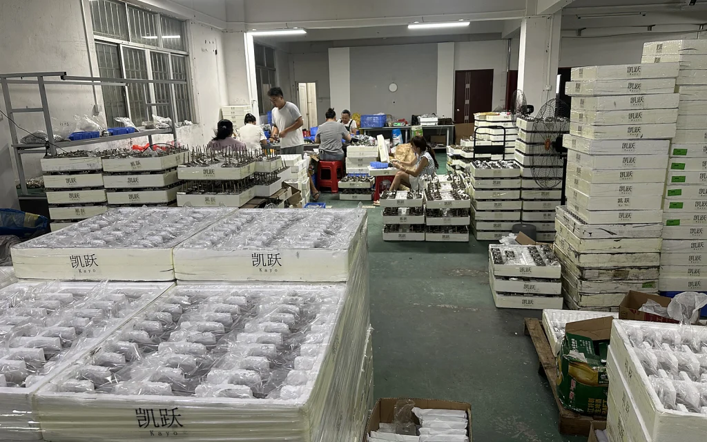 Inside the workshop