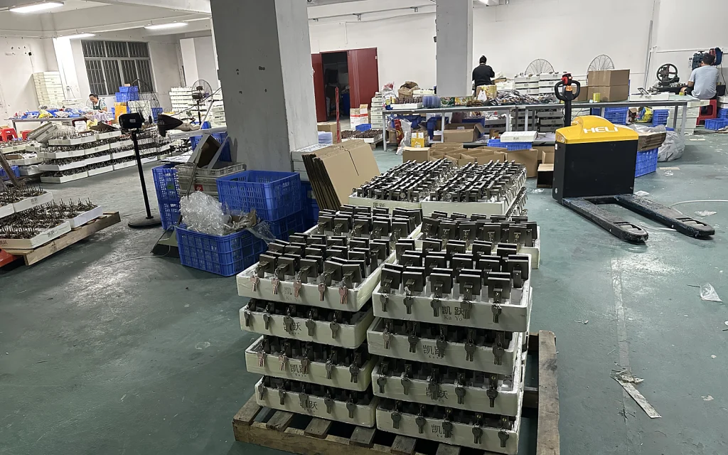 Inside the workshop